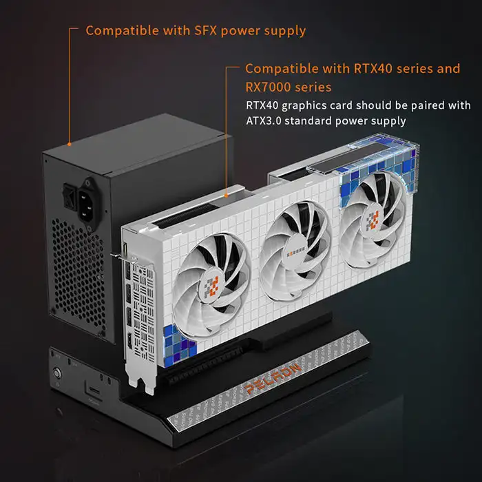 PELADN Link S-2 Graphics Card  - Oculink Gpu Dock Station recension och pris