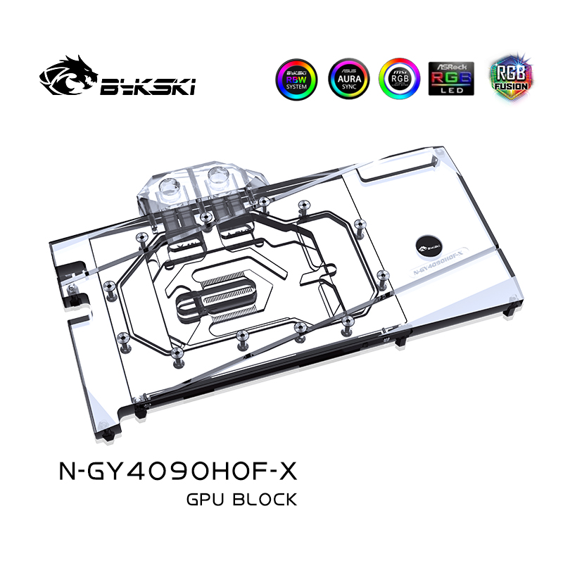 Bykski N-GY4090HOF-X GPU Block - Rtx 4090 Water Block Full Cover recension och pris