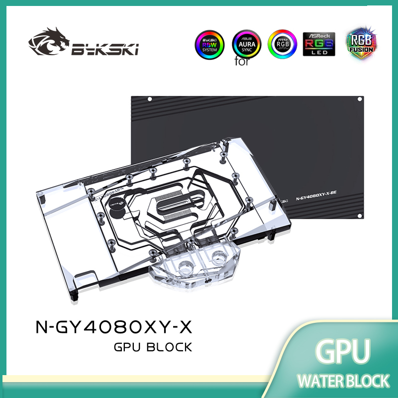 Bykski N-GY4080XY-X GPU Block  - Rtx 4080 Water Cooling Block recension och pris