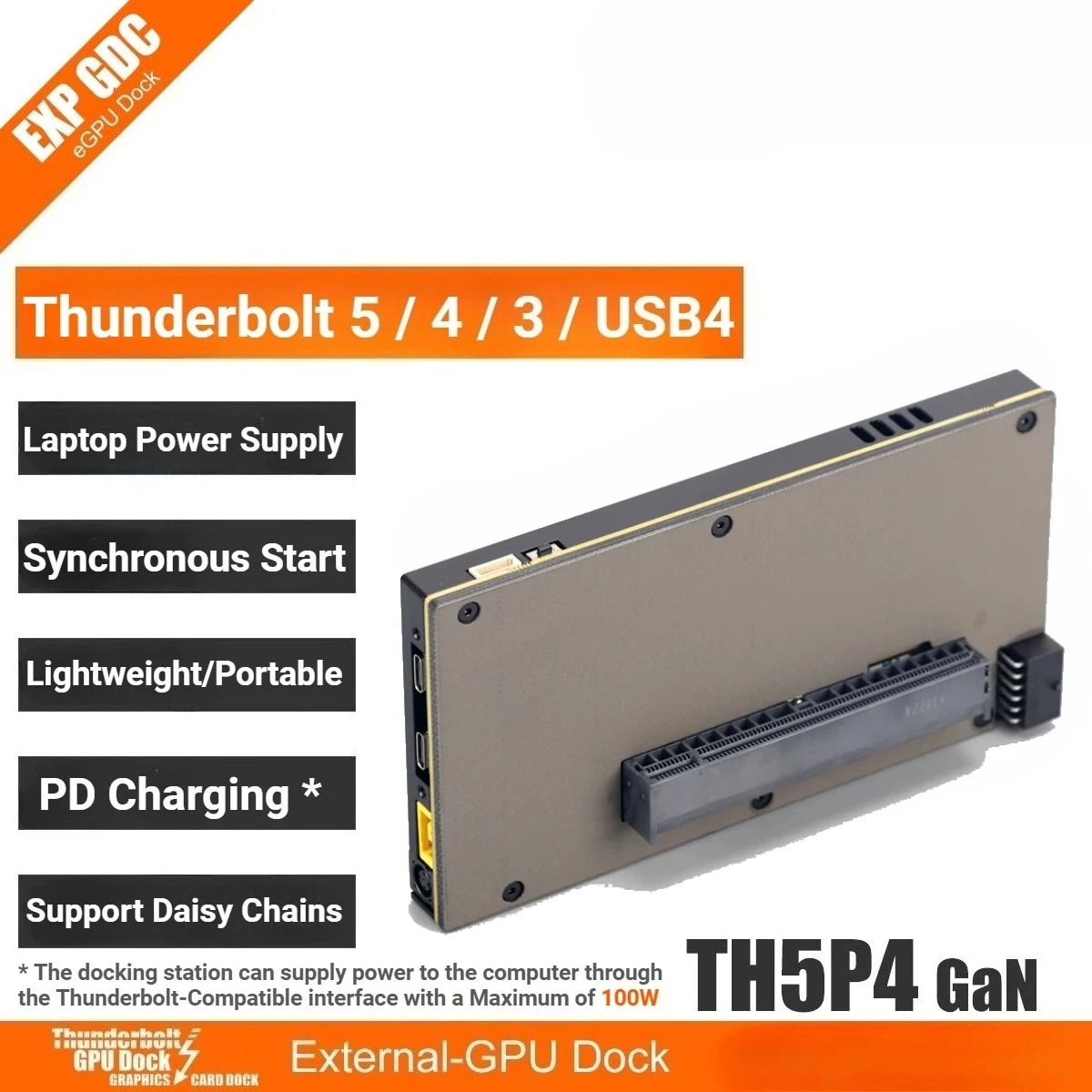 Upgraded TH5P4GaN Laptop Thund - Gpu External Dock Egpu Thunderbolt 4 recension och pris