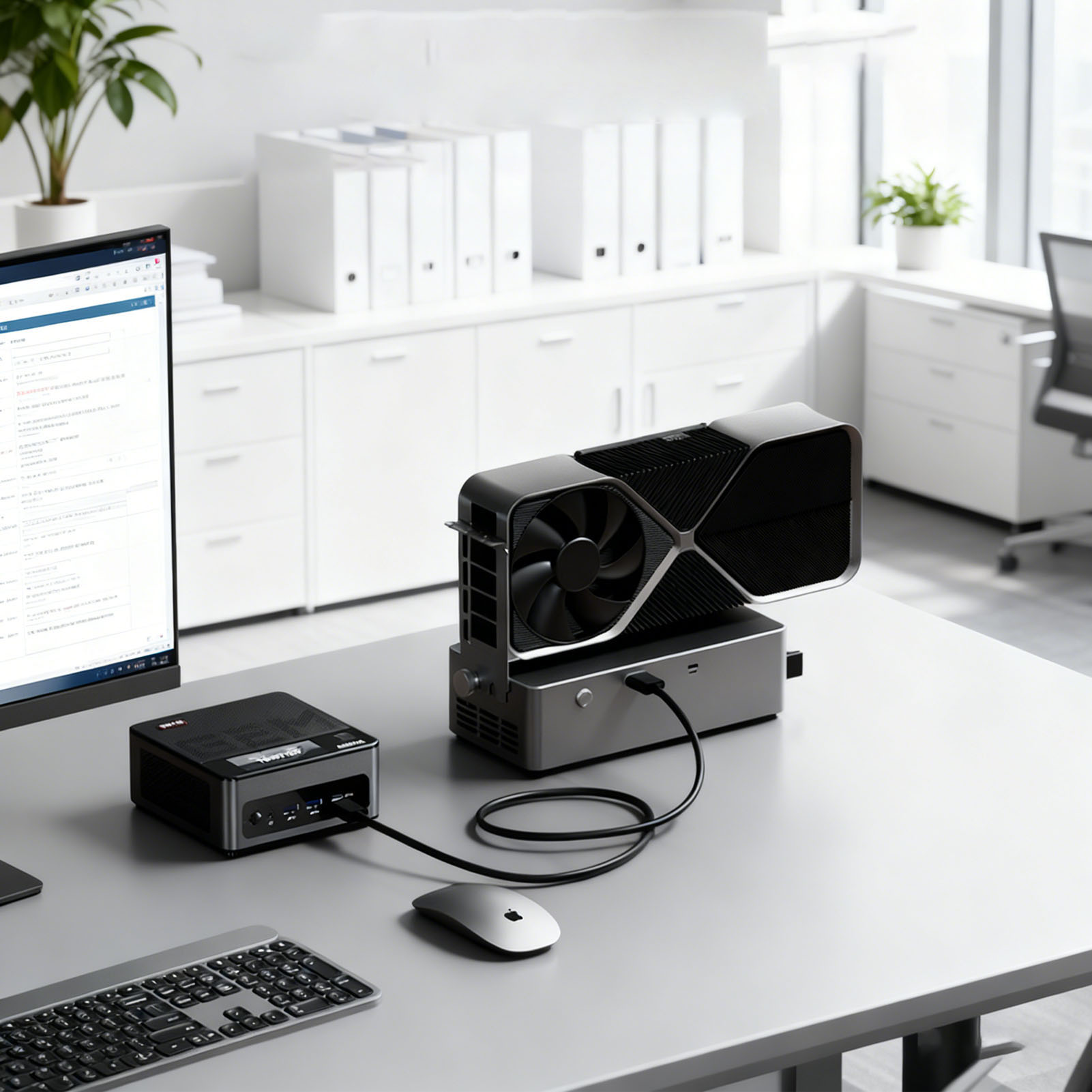 800W PSU PCIe 4.0 X4 External  - Oculink Gpu Dock Station recension och pris